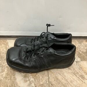 RARE Dr. Martens 8A99 JIM AirWair Black Leather Lace Up Oxford Sneakers